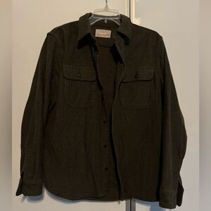 Everlane Men's Jacket - Dark Olive